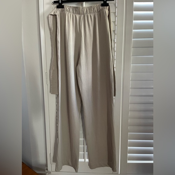 Zara - Wide Leg Jogger Pants - Picture 4 of 5